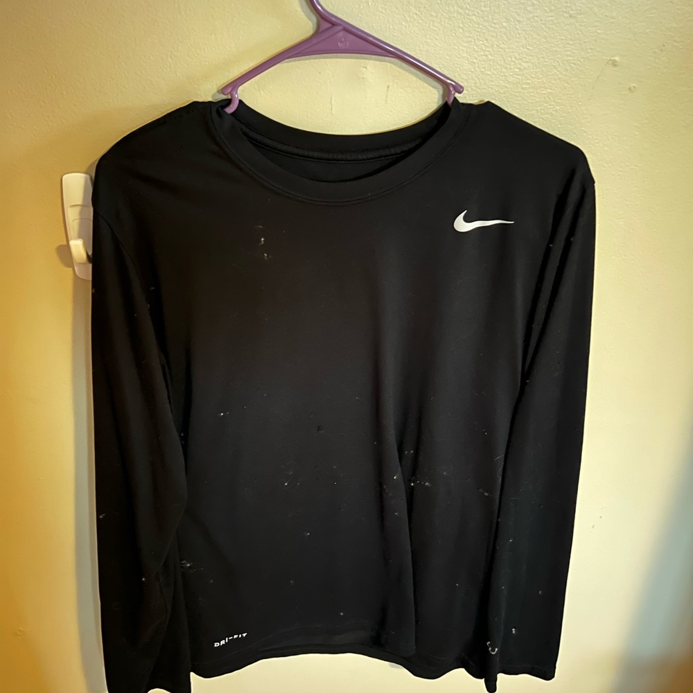 Nike Black long sleeve size M. Lightly used. Great condition